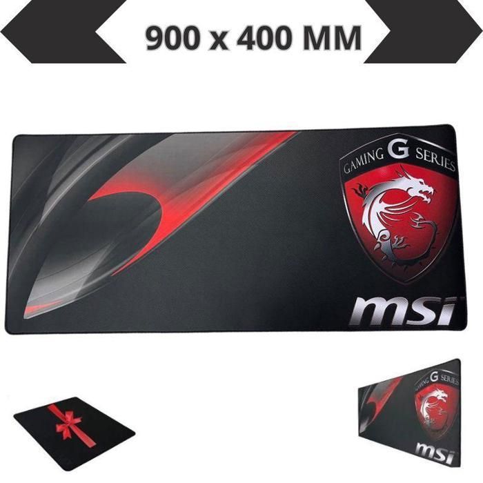 Tapis de souris Gamer pour les jeux sur notebook,MSI 900 x 400  Mouse pad XXXL pour clavier + Mini Tapis