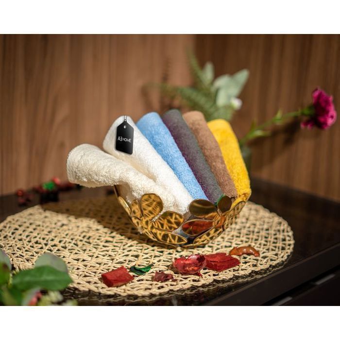 Damas pack 6 serviettes 30 x 30 cm - multicouleur
