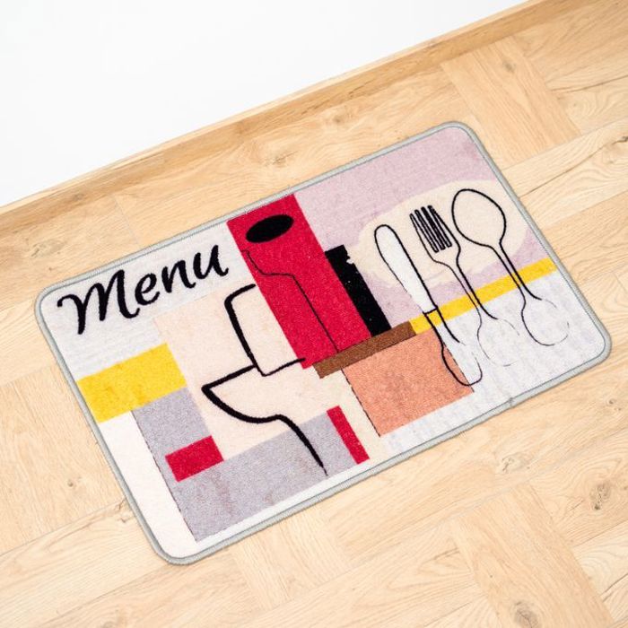 Tapis cuisine digital haute qualité 50x80 - multi color