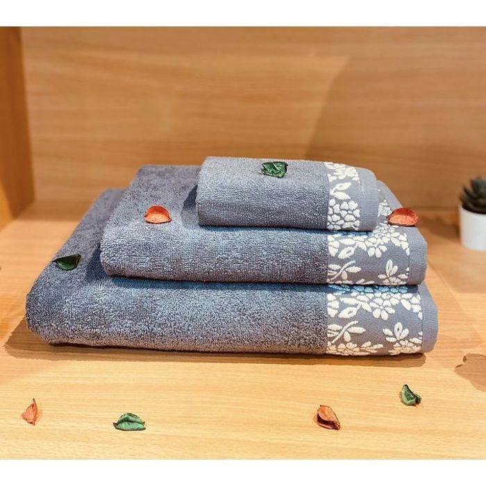 Prestige pack 3 serviettes de bain gris