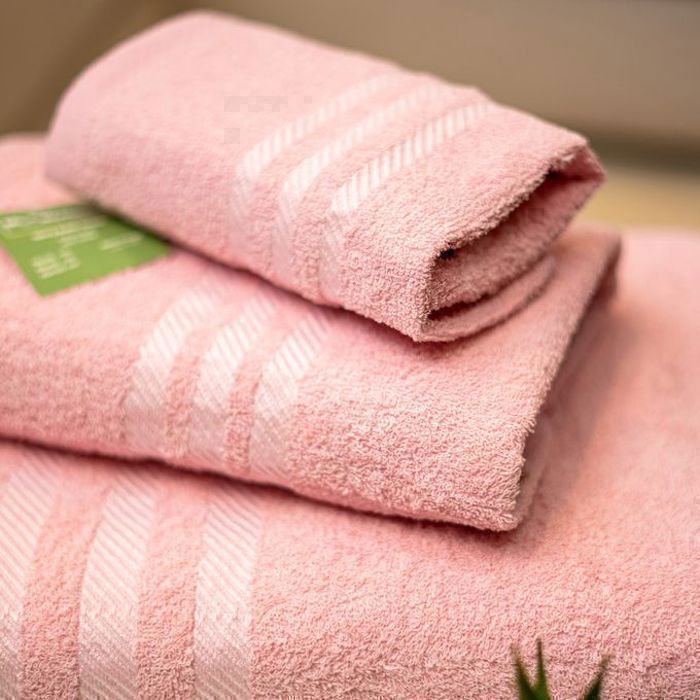 Moonlight - Pack 3 Serviettes de bain - Rose 30x50cm – 40x80cm – 90x150cm