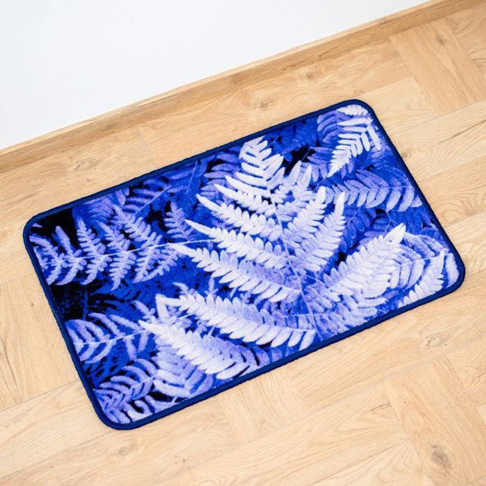 Tapis cuisine digital haute qualité 50x80 - bleu