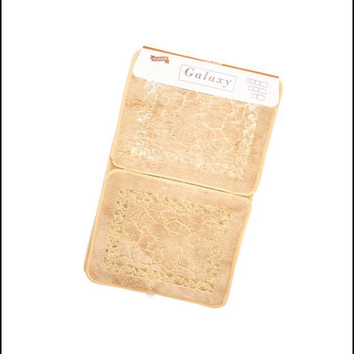 Galaxy tapis de bain 3 pièce - Crème