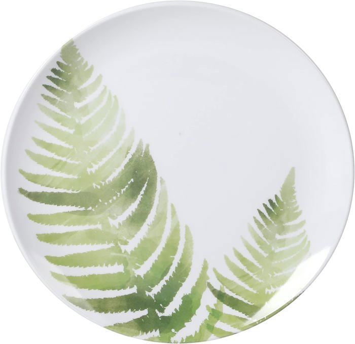 ASSIETTE PLATE RONDE EN PORCELAINE DECOREE (S) 21cm