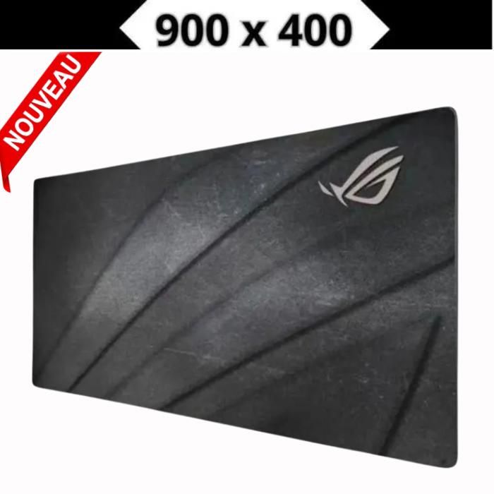 Tapis de souris Gamer ASUS 900 x 400 pour les jeux sur notebook, Mouse pad XXXL pour clavier