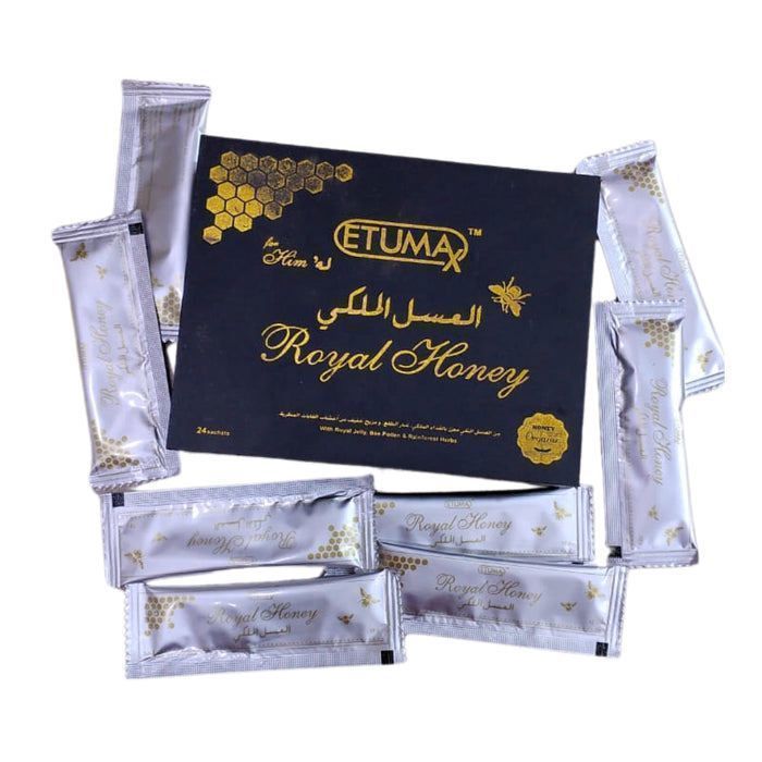 Royal Honey - ETUMAX - Miel Royale original 24 sachets x2 paquet 48 shachets