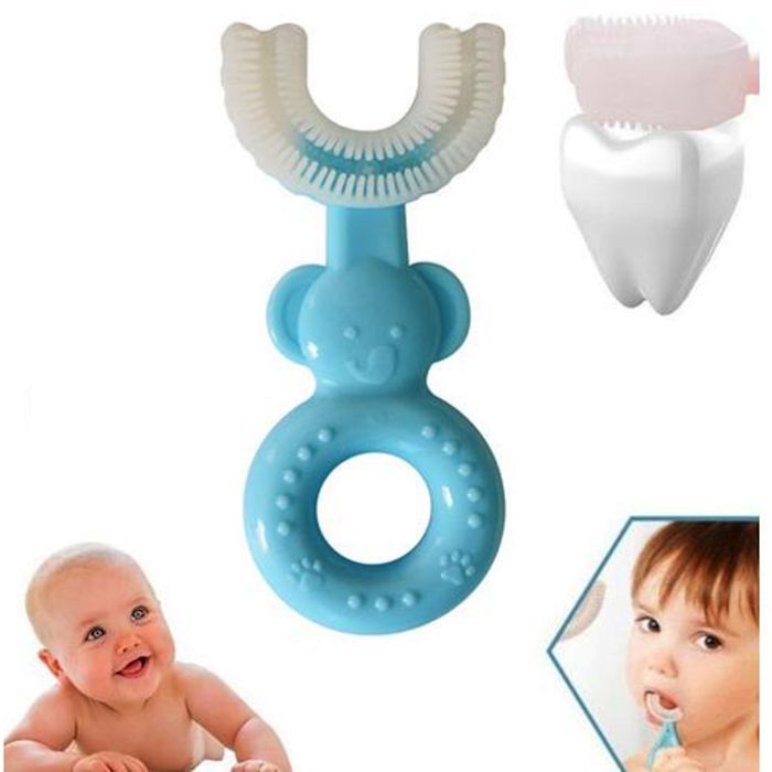 Brosse à dents douce en Silicone pour enfants