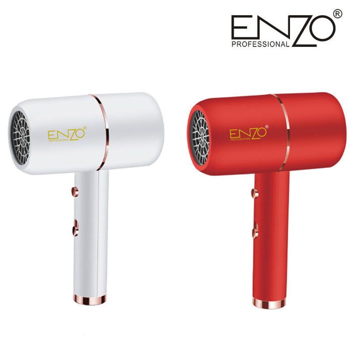 Sèche cheveux - ENZO - EN-6080 - 2200W - Revêtement en titane - Cordon pivotant 360°