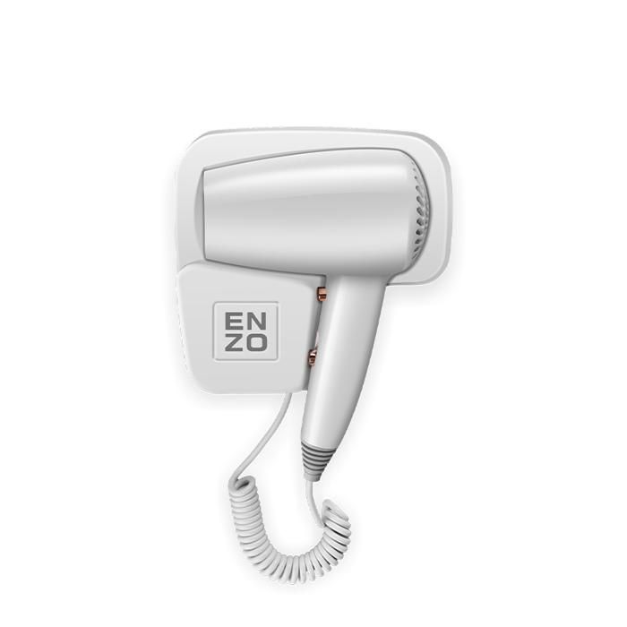 Sèche Cheveux Murale - ENZO - EN-6005 - 1500W - Céramique - Titane