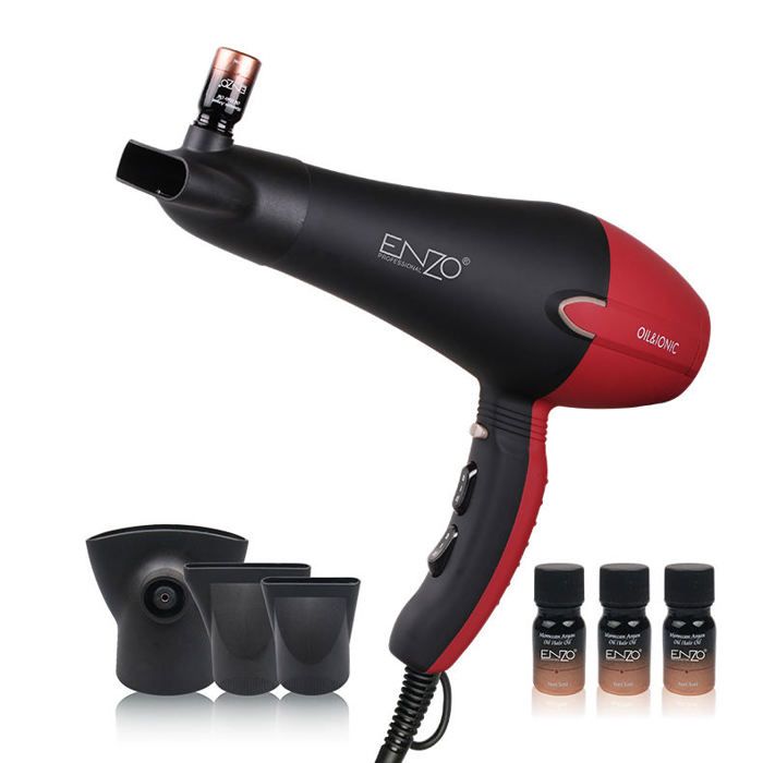 Sèche cheveux - ENZO - EN-6116 - 7500W - Cordon pivotant 360° - Revêtement en titane