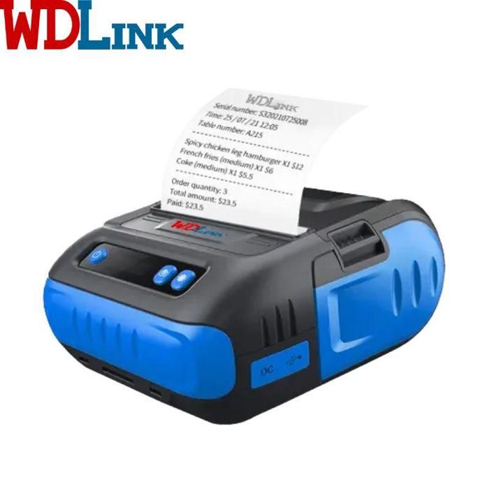 WDLINK Imprimante Thermique de ticket et reçu , bluetooth rechargeable  WD8008