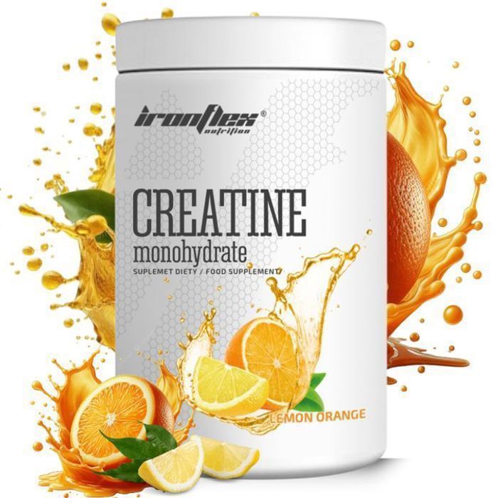 Iron Creatine Monohydrate 500 g Lemon Orange - Récupération, Force & Muscle