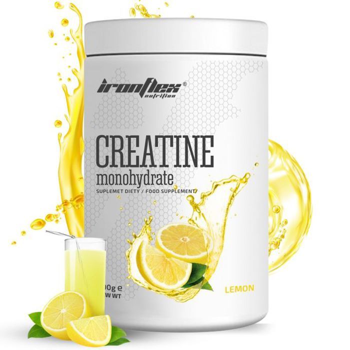 Creatine Monohydrate 500 g Lemon - 4560 mg de Créatine + Taurine et Vitamine B6