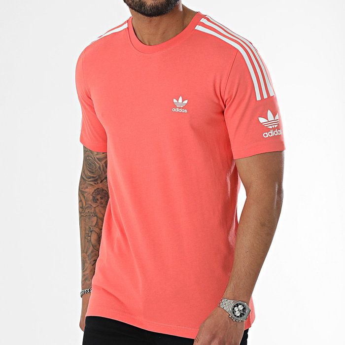 T-Shirt A Bandes Tech HC1989 Rose