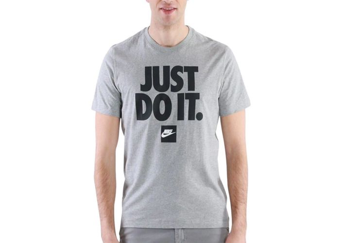 T-shirt - NIKE - Fran JDI Verbiage - Gris - Homme - Manches courtes