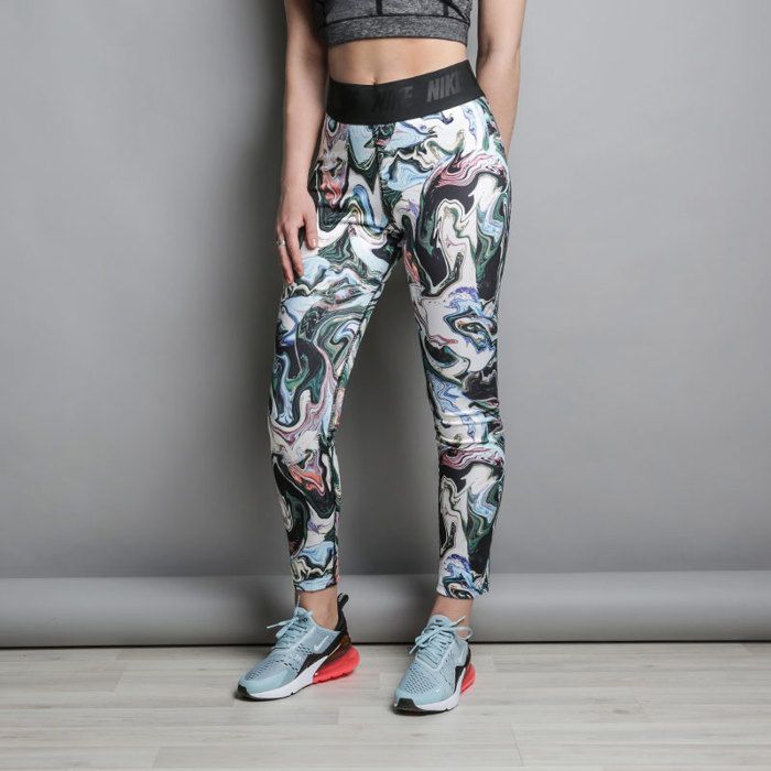Legging - NIKE - Leg-A-See - Effet marbre - Noir - Femme - Fitness