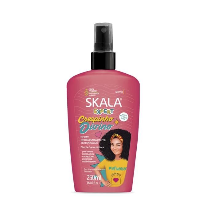 Spray Après-Shampooing Démêlant - Skala - Crespinhos Divino Kids - 250ml - Sans sulfates - Cheveux bouclés