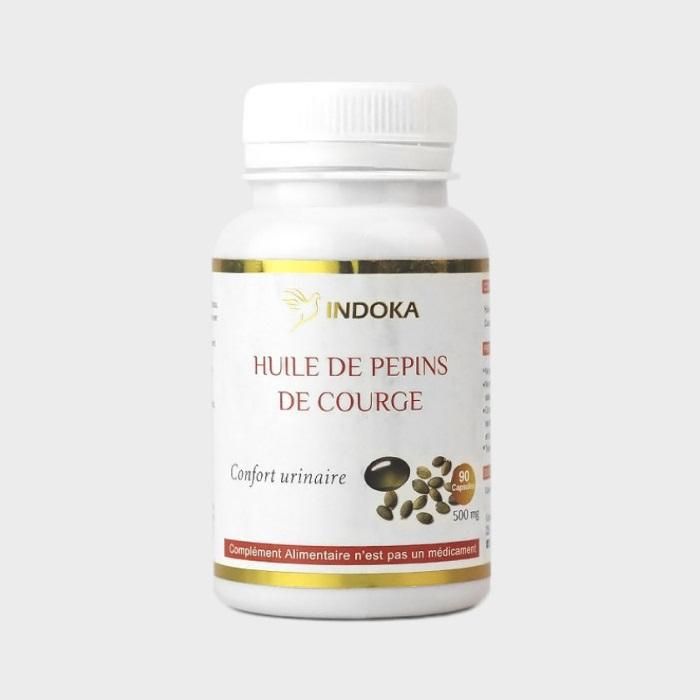 Huile de Pepins de Courge 500mg 90 Capsules - Confort Urinaire