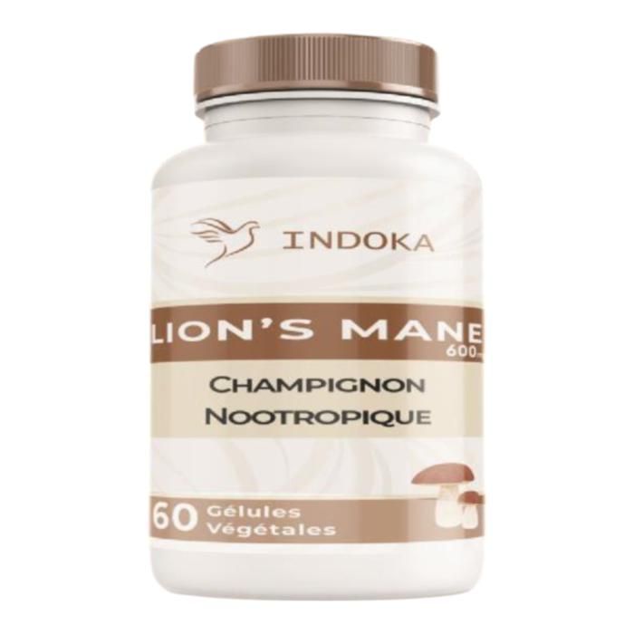 Lion's Mane CHAMPIGNON NOOTROPIQUE 600 mg 60 Gélules