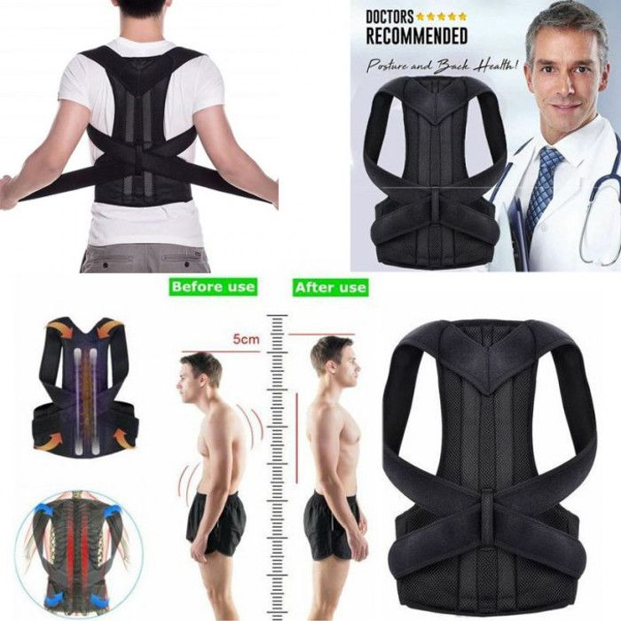Back pain Posture efficace pour ceux qui souffrent de courbure du dos - L