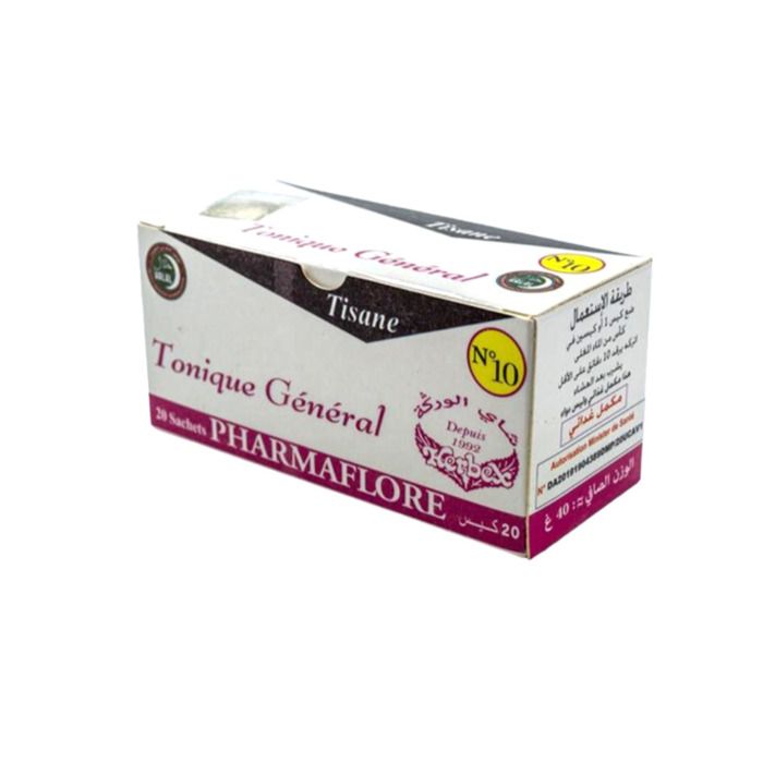 Pharmaflor Tisane N°10 Tonique general 20 sachet