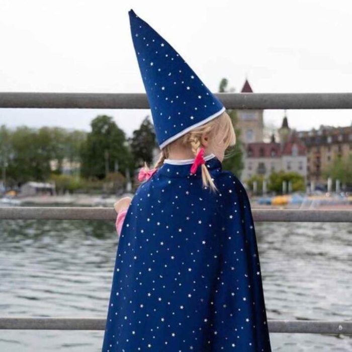 Ensemble magicien bleu roi 4-6 ans
