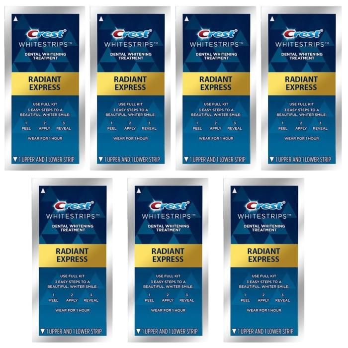 Crest 3D white LEVEL 18, 7 Sachets, Radiant Express
