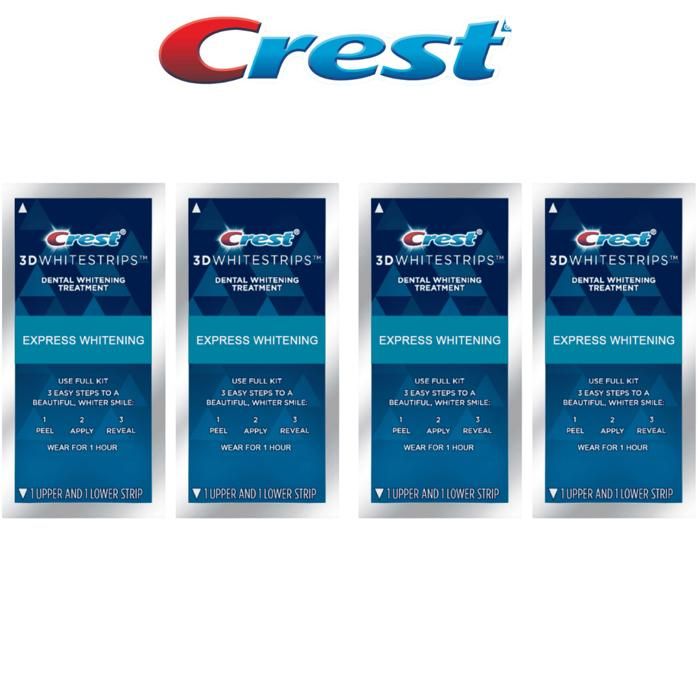 Crest 3D white LEVEL 12 , 4 Sachets, Express 1 Heure
