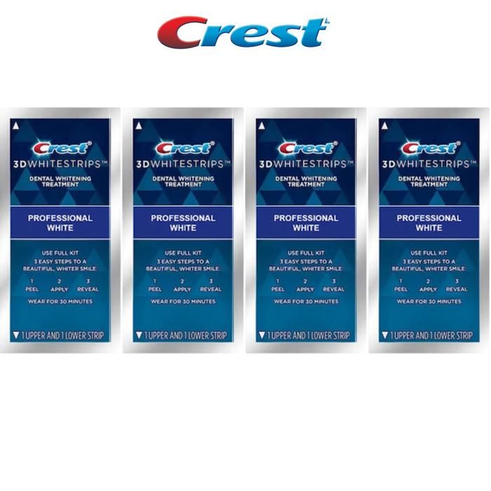 Crest 3D white LEVEL 18, 4 Sachets, Professionnel Effect
