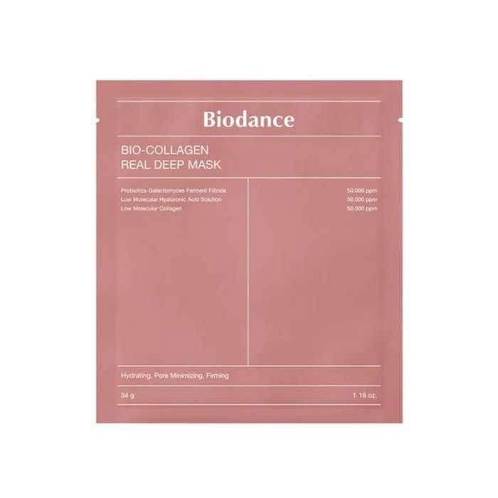 Masque visage - BIODANCE - Bio-Collagen Real Deep Mask - 34g - Vegan - Hydratation intense