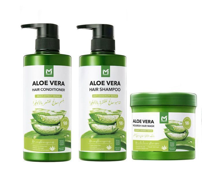 Ensemble de Soins Réparateurs Capillaires Mievic à l'Aloe Vera