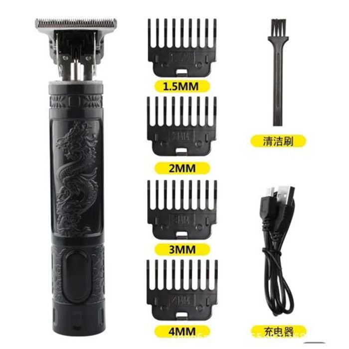 Tondeuse de Précision Professionnelle – Coupe à Zéro (0mm) – Sans Fil pour Cheveux, Barbe et Traçage