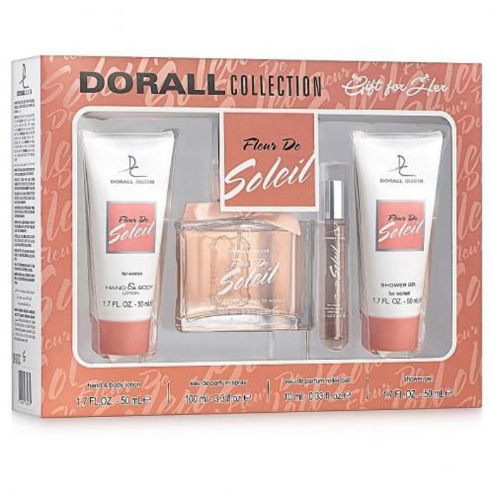 Coffret cadeau pour Femme 4 Piéces - FLEUR DE SOLEI