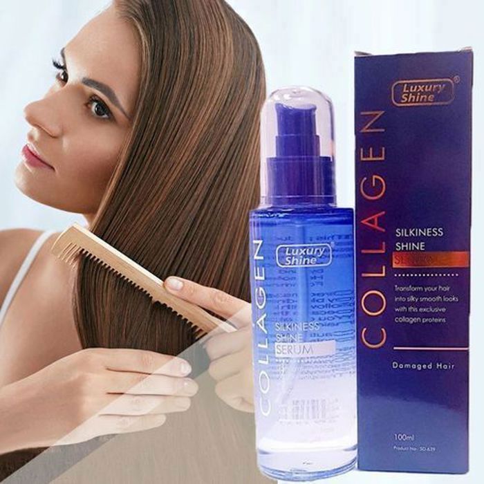 Sérum pour cheveux - LUXURY SHINE - Collagen - 100ml - Hydratant - Lisse et brille