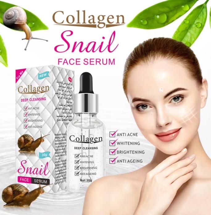 Sérum Escargot Collagen 100% Pure skiin Care Soin De Visage 30ml