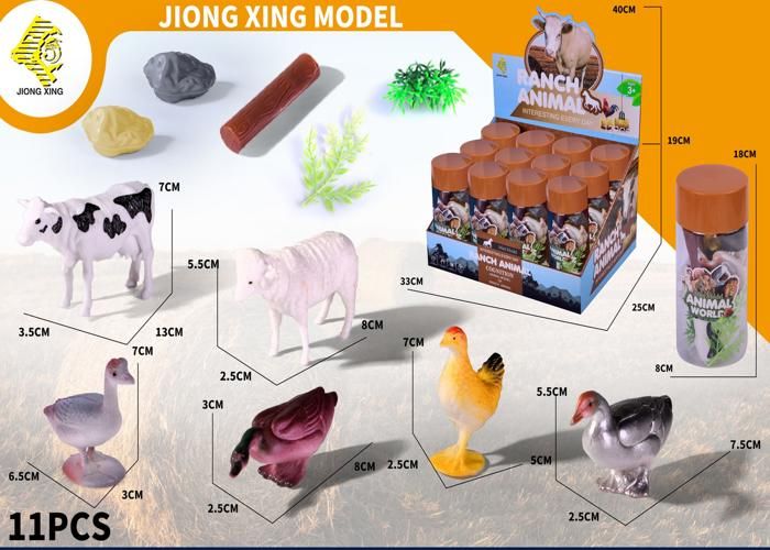 12 animaux de ranch en conserve MC716-1