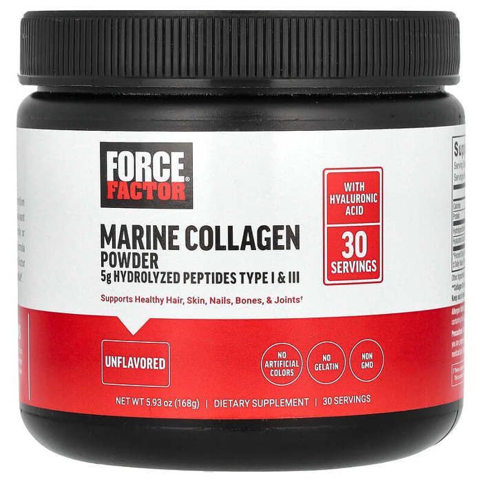 Poudre de collagène marin, Non aromatisé, 168 g