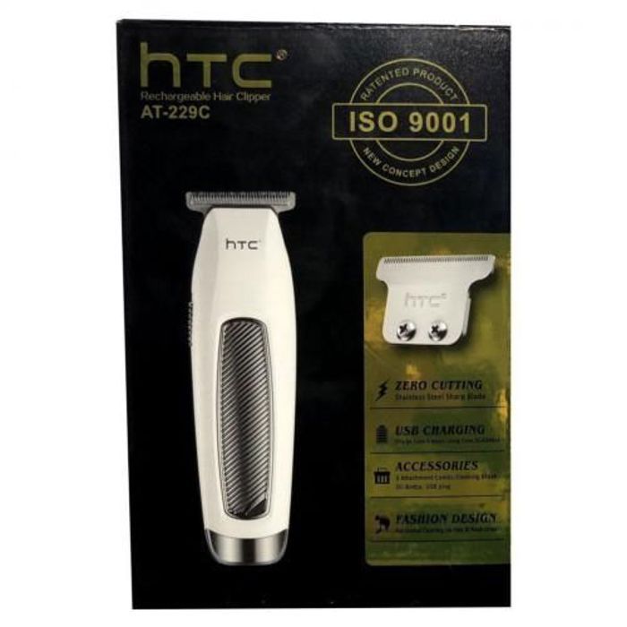 Htc Tondeuse à barbe rechargeable USB HTC AT-229C (Blanc)