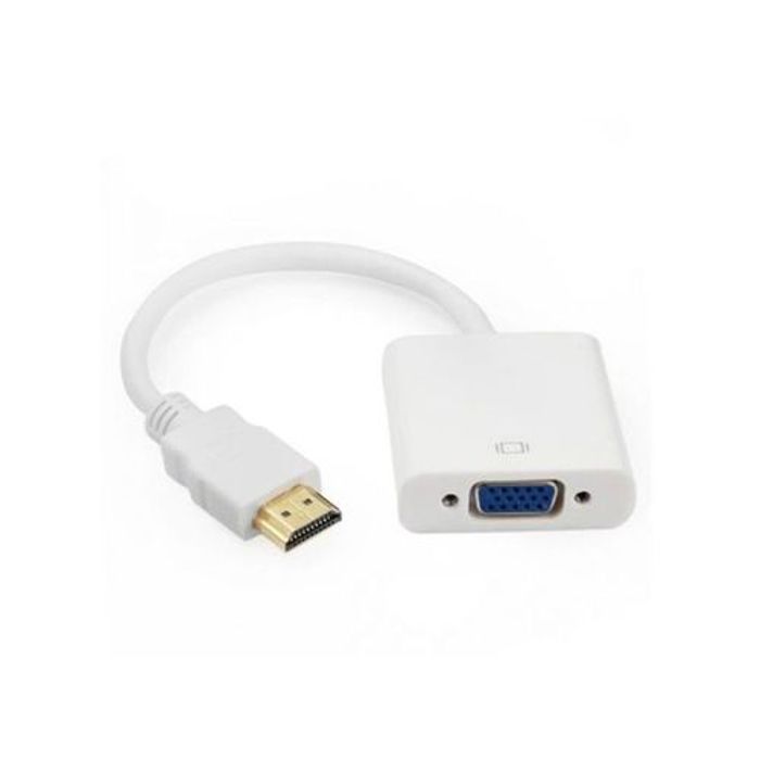 Adaptateur HDMI vers VGA 1080P, Convertisseur HDMI Mâle à VGA Femelle