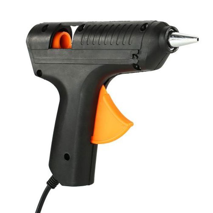 Pistolet à colle électrique - Haute puissance - Multicolore - Kit d'accessoires - 90g