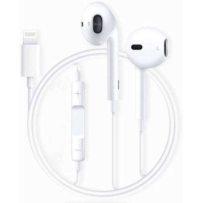 Écouteurs filaires avec micro pour iPhone 7/8/X/XS MAX