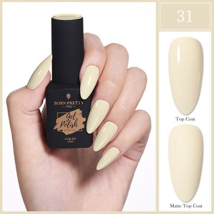 Vernis à ongle - Born Pretty - Vernis permanent 15 ml - Couleur Ref-31 - Non toxique - Sèche rapidement