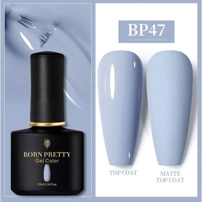 Vernis à ongle - Born Pretty - Soak Off Nail gel polish 047 - 10 ml - Sèche rapidement - Longue durée 30 jours
