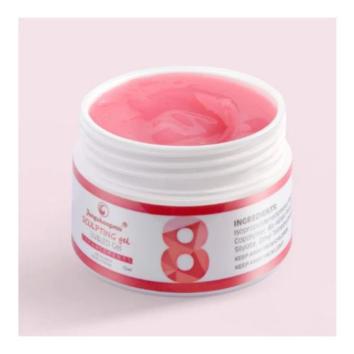 Gel UV constructeur - Fengshangmei - #08 - 15 g - Clair - Facile à utiliser