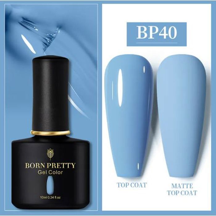 Vernis à ongle - Born Pretty - Soak Off Nail gel polish 040 - 10 ml - Sèche rapidement - Longue durée 30 jours