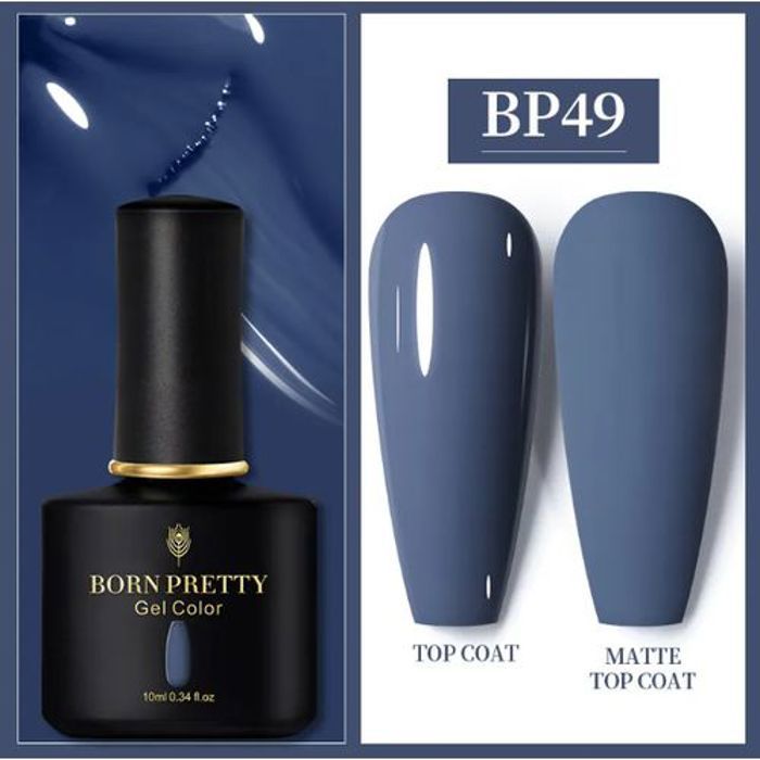 Vernis à ongle - Born Pretty - Soak Off Nail gel polish 049 - 10 ml - Longue durée - Sèche rapidement