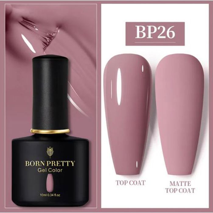 Vernis à ongle - Born Pretty - Soak Off Nail gel polish 026 - 10 ml - Sèche rapidement - Longue durée