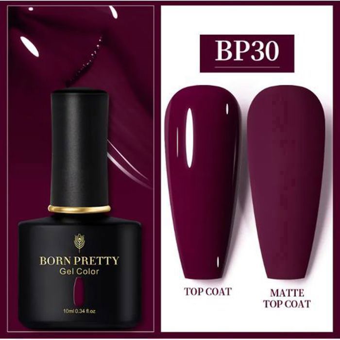 Vernis à ongle - Born Pretty - Soak Off Nail gel polish 030 - 10 ml - Sèche rapidement - Longue durée 30 jours