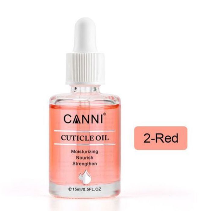 Canni huile adoucissante pour cuticules, 15ml, pénétration douce, red