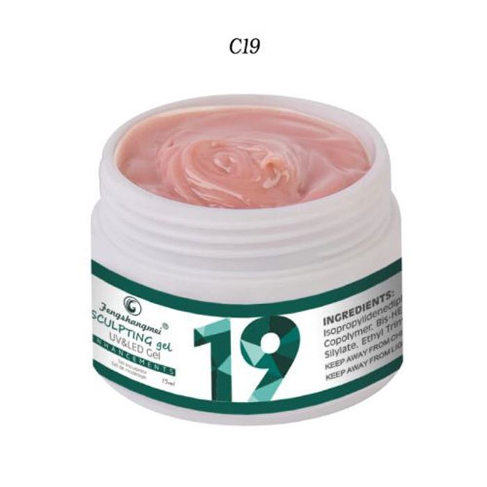Gel UV constructeur - Fengshangmei - #19 - 15 g - Ongles - Facile à utiliser